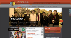 Desktop Screenshot of ministeriojoven.com